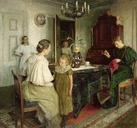 Die Familie des Künstlers, 1895
